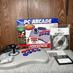 Vintage New Interact PC Arcade‎ SV248 Joystick IBM PC Windows 95 Game Controller